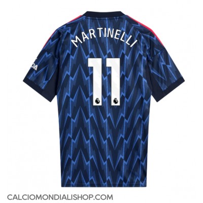 Maglie da calcio Arsenal Gabriel Martinelli #11 Seconda Maglia 2025-26 Manica Corta Maglie da calcio Arsenal Gabriel Martinelli #11 Seconda Maglia 2025-26 Manica Corta